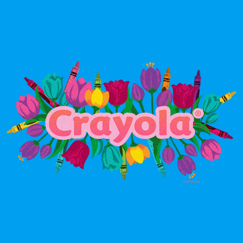 Boy's Crayola Floral Logo T-Shirt