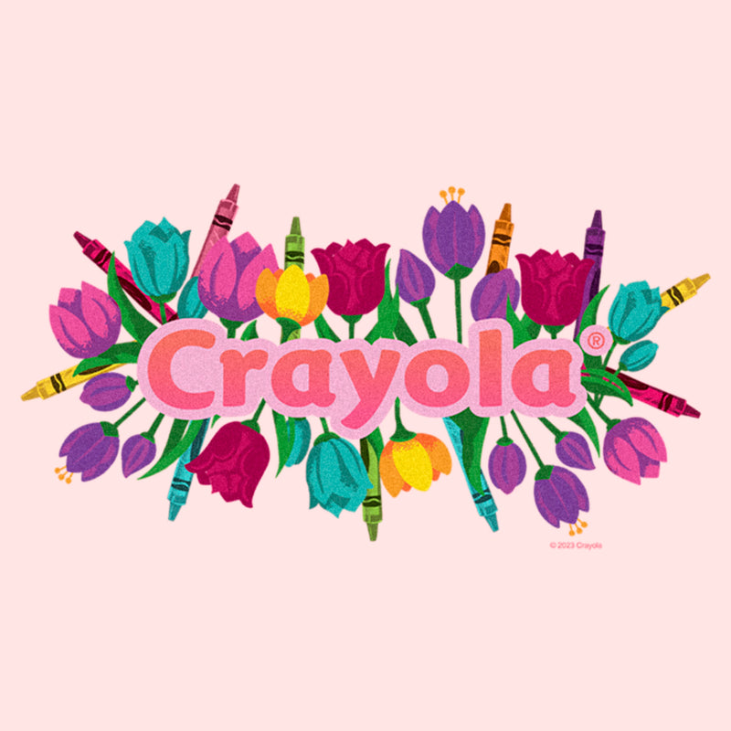 Toddler's Crayola Floral Logo T-Shirt