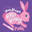 Junior's Crayola Easter Hop Along Baby Bunny Pink T-Shirt