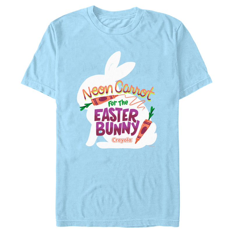 Men's Crayola Neon Carrot For The Easter Bunny T-Shirt