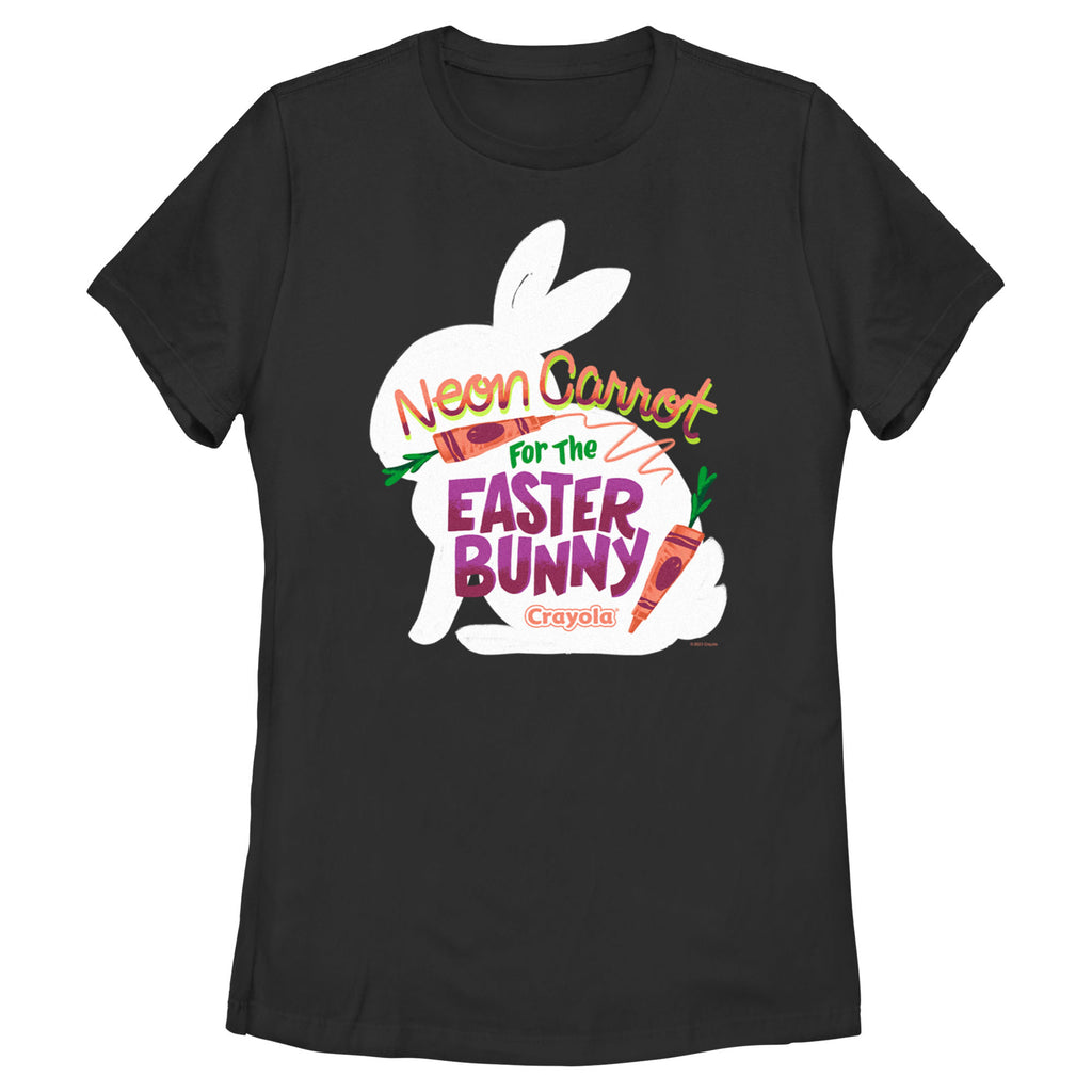 Women's Crayola Neon Carrot For The Easter Bunny T-Shirt – Fifth Sun