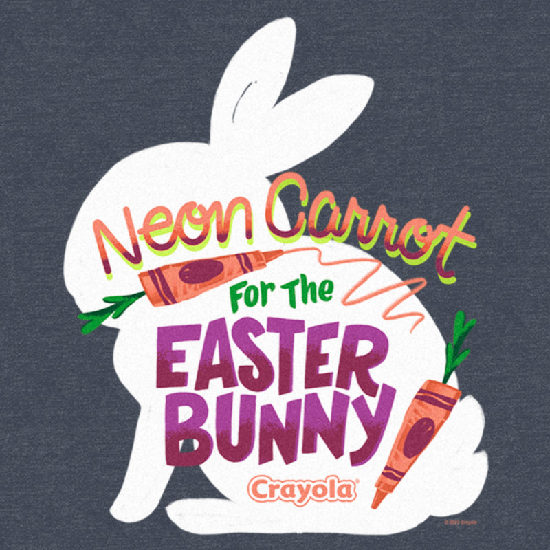 Women's Crayola Neon Carrot For The Easter Bunny Racerback Tank Top