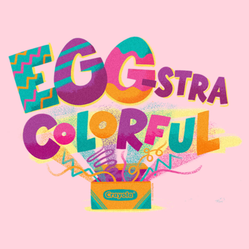 Junior's Crayola Easter Egg-Stra Colorful T-Shirt