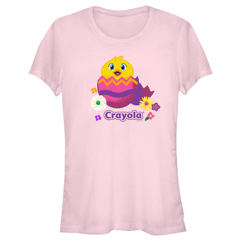 Junior's Crayola Easter Duckling Hatch T-Shirt