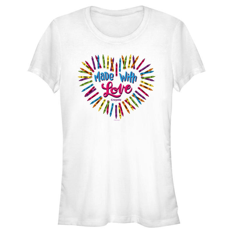 Junior's Crayola Made With Love T-Shirt