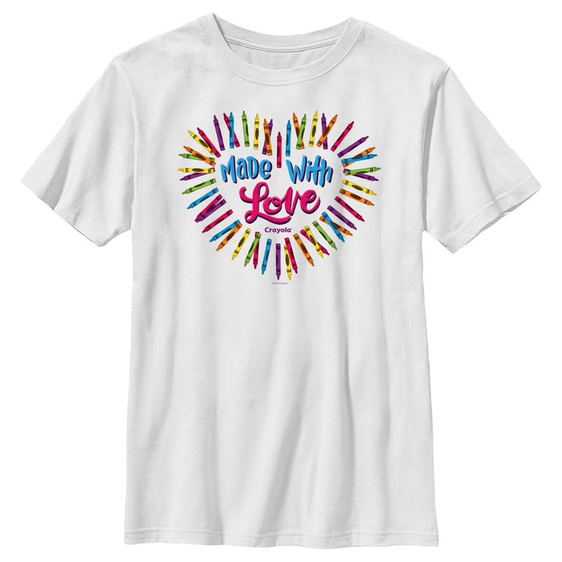 Boy's Crayola Made With Love T-Shirt