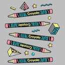 Girl's Crayola Animal Print Crayon Label T-Shirt