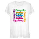 Junior's Crayola 4 Crayon Logo T-Shirt