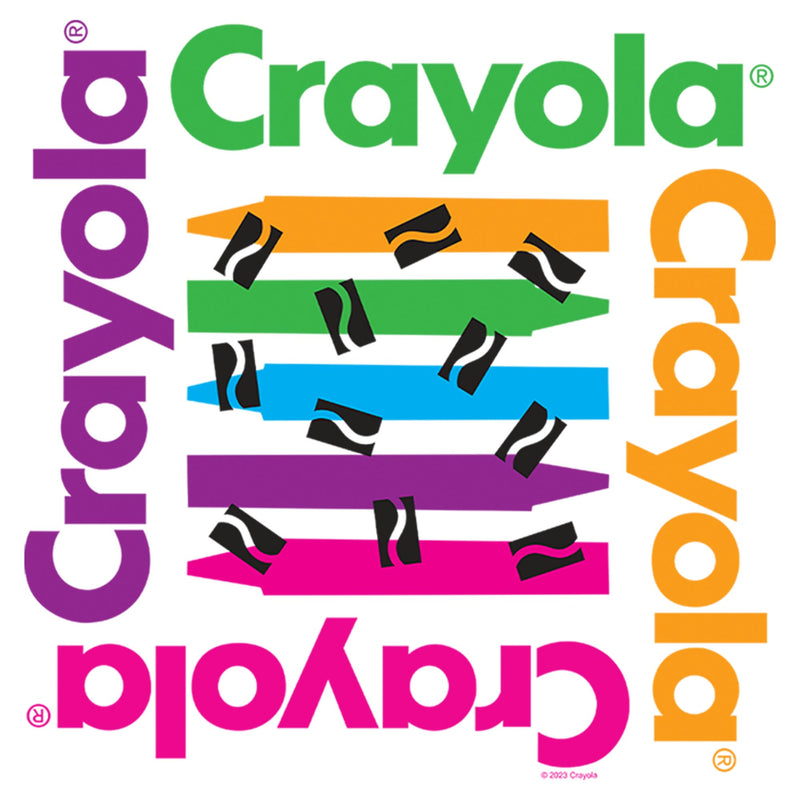 Junior's Crayola 4 Crayon Logo T-Shirt