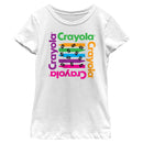 Girl's Crayola 4 Crayon Logo T-Shirt