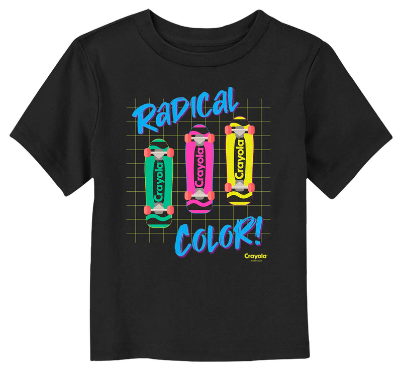 Toddler's Crayola Crayon Skateboard T-Shirt