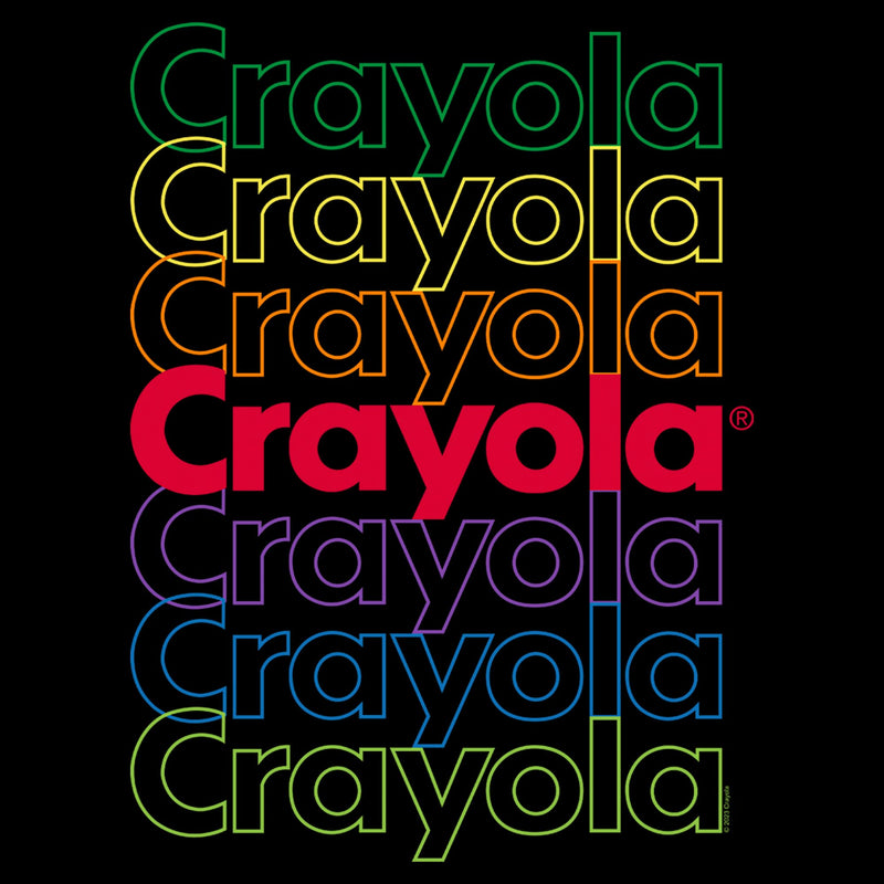 Men's Crayola Rainbow Colors Logo T-Shirt