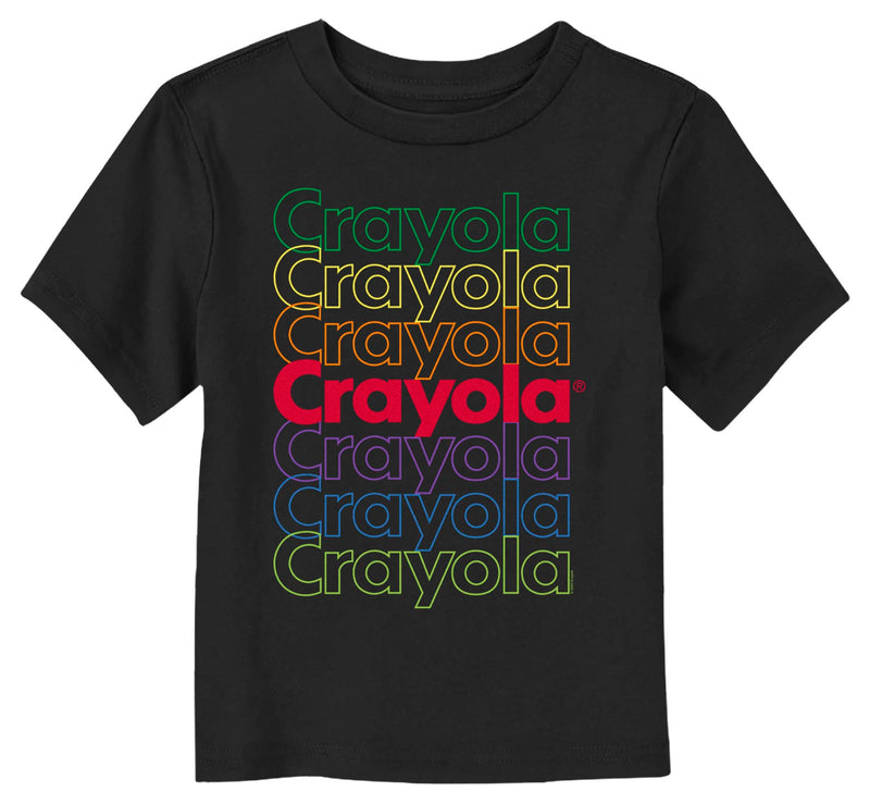 Toddler's Crayola Outline Colors Logo T-Shirt