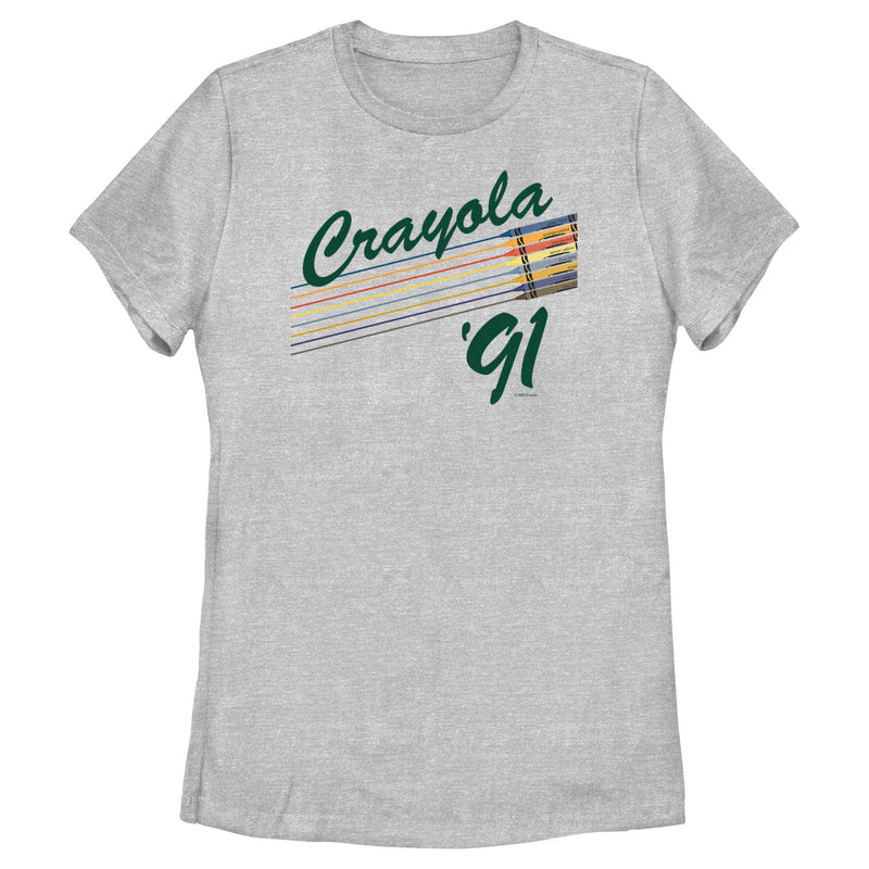 Women's Crayola Retro Colors Logo T-Shirt