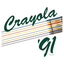 Junior's Crayola Retro Colors Logo T-Shirt