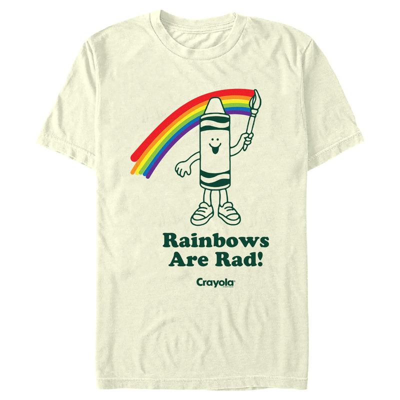 Men's Crayola Rainbows Are Rad T-Shirt