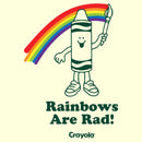 Men's Crayola Rainbows Are Rad T-Shirt