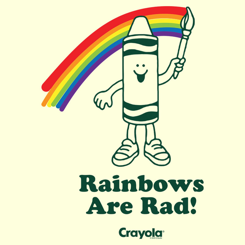 Men's Crayola Rainbows Are Rad T-Shirt