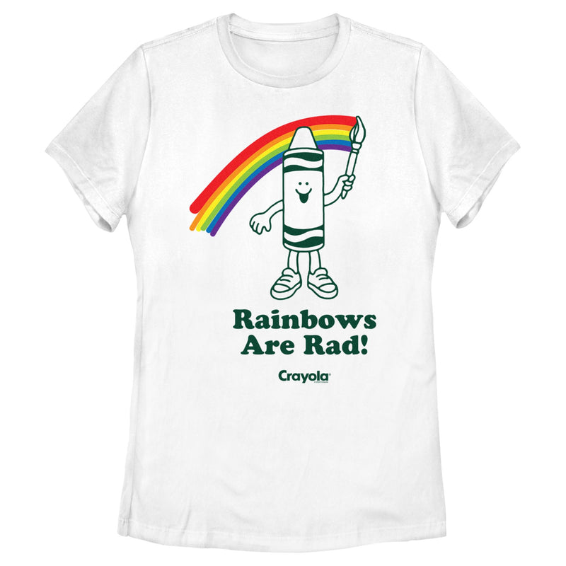 Women's Crayola Rainbows Are Rad T-Shirt