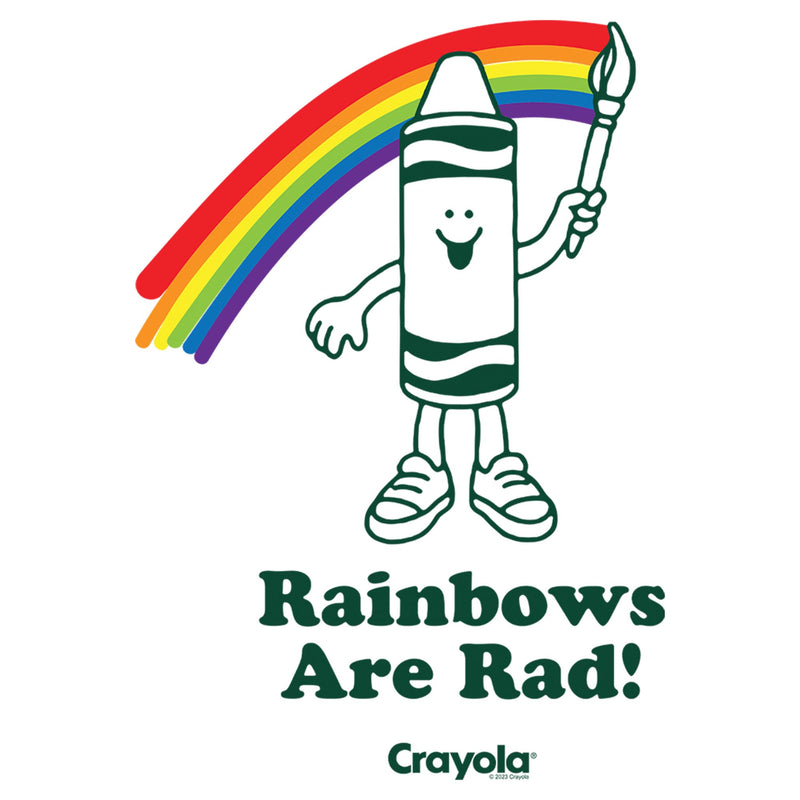 Junior's Crayola Rainbows Are Rad T-Shirt