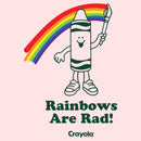 Toddler's Crayola Rainbows Are Rad Logo T-Shirt