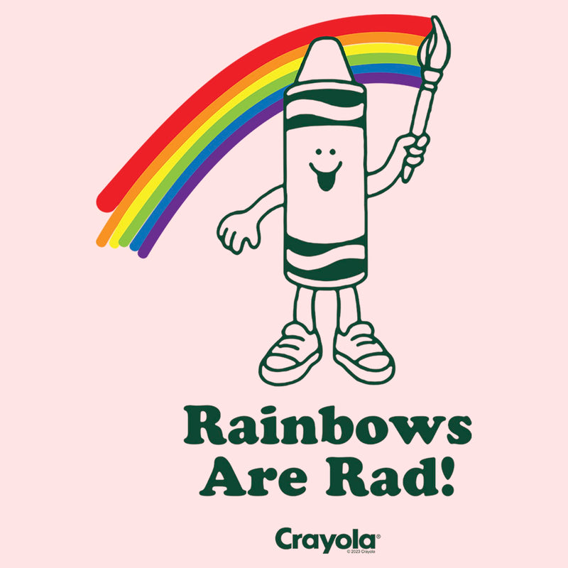 Toddler's Crayola Rainbows Are Rad Logo T-Shirt