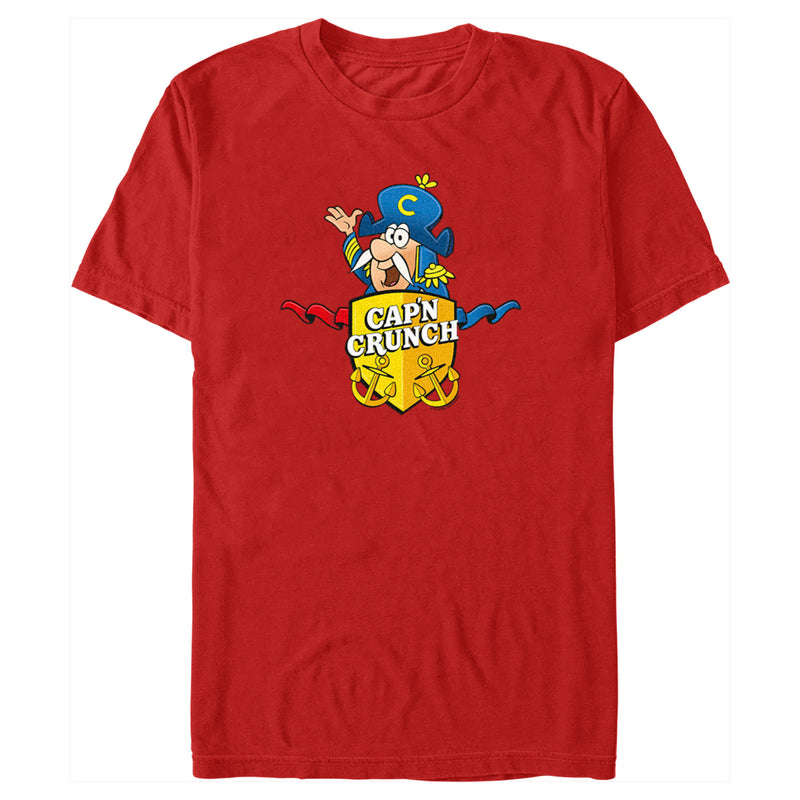 Men's Cap'n Crunch Gold Crest Portrait T-Shirt