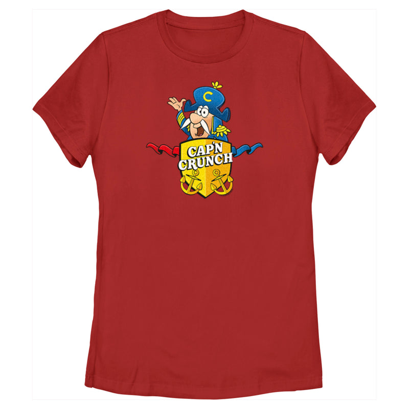 Women's Cap'n Crunch Gold Crest Portrait T-Shirt