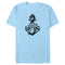 Men's Cap'n Crunch Black and White Anchor Logo T-Shirt