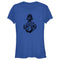 Junior's Cap'n Crunch Black and White Anchor Logo T-Shirt