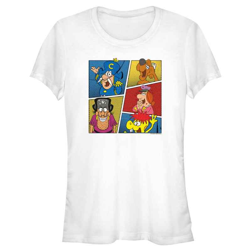 Junior's Cap'n Crunch Character Panels T-Shirt