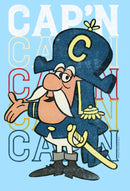 Men's Cap'n Crunch Distressed Stacked Logo T-Shirt