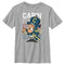 Boy's Cap'n Crunch Distressed Stacked Logo T-Shirt