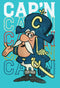 Girl's Cap'n Crunch Distressed Stacked Logo T-Shirt
