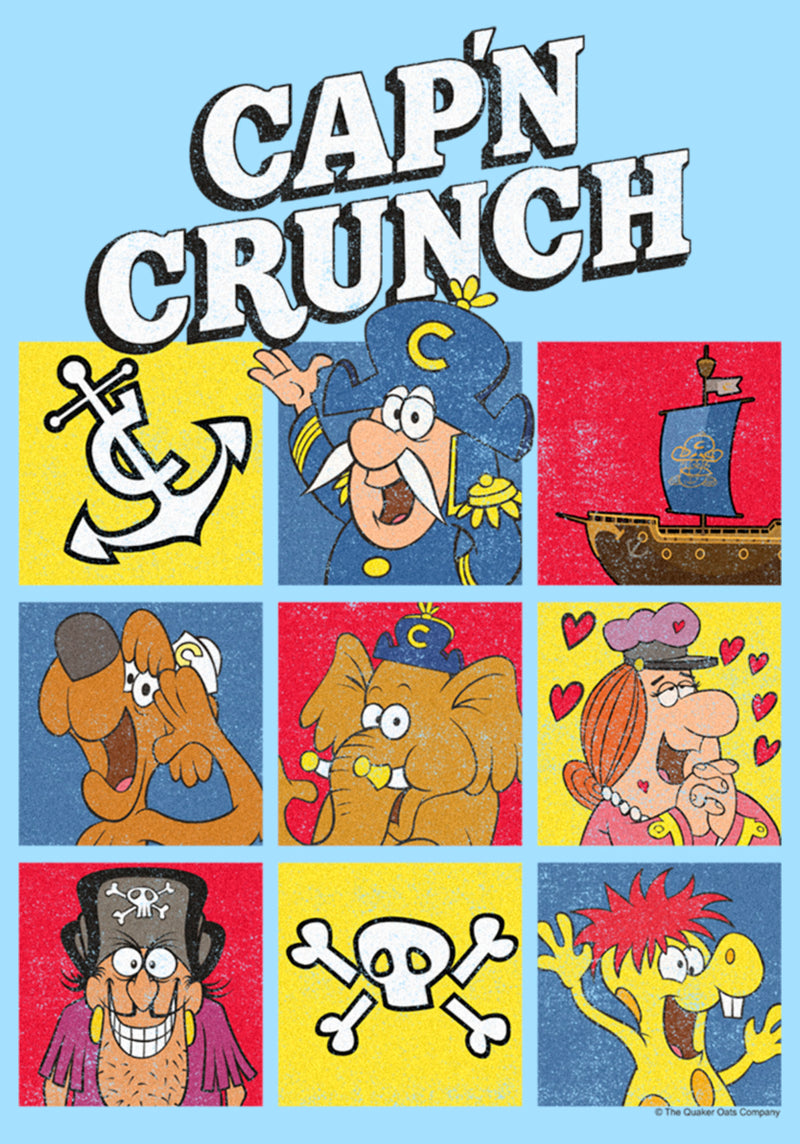 Men's Cap'n Crunch Crew Squares T-Shirt