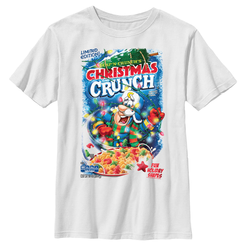 Boy's Cap'n Crunch Christmas Crunch Packaging T-Shirt