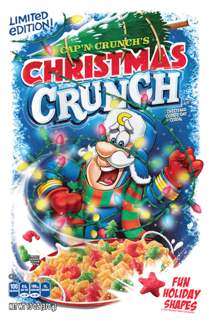 Girl's Cap'n Crunch Christmas Crunch Packaging T-Shirt