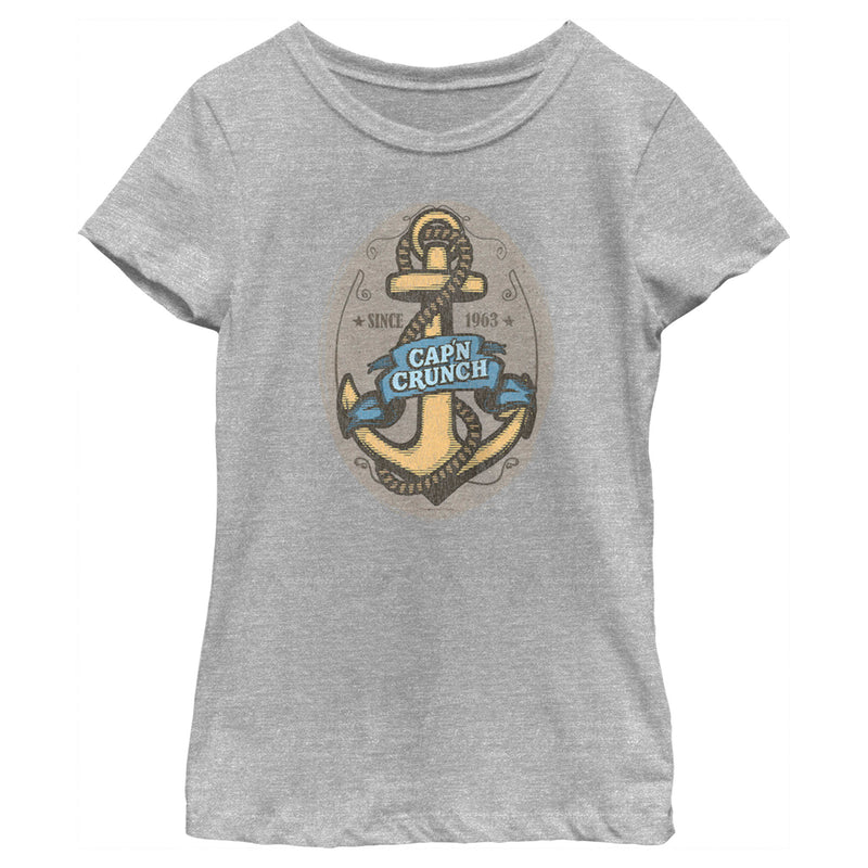 Girl's Cap'n Crunch Anchor Tattoo T-Shirt