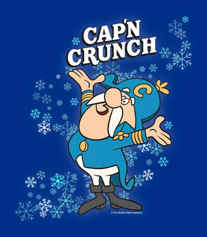 Junior's Cap'n Crunch Retro Snowflakes T-Shirt