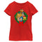 Girl's Cap'n Crunch Christmas Crew Wreath T-Shirt