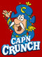 Men's Cap'n Crunch Christmas Lights Logo T-Shirt