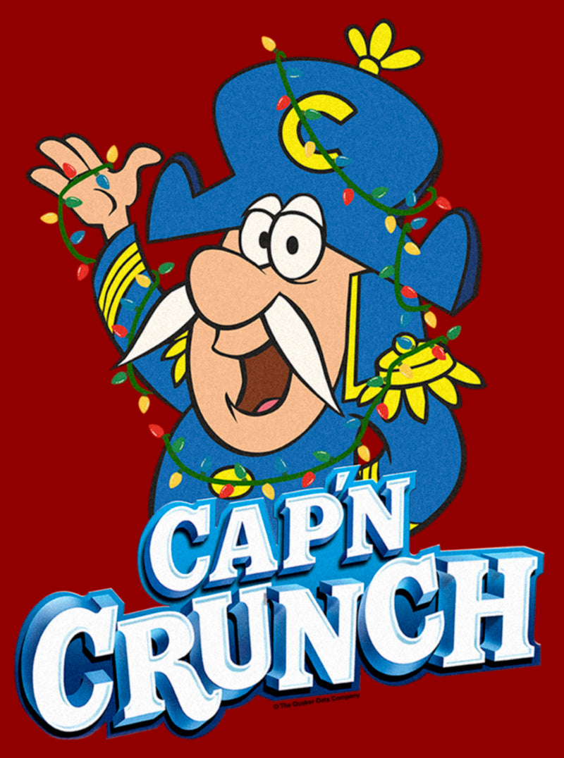 Women's Cap'n Crunch Christmas Lights Logo T-Shirt