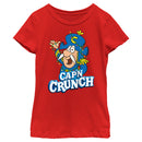 Girl's Cap'n Crunch Christmas Lights Logo T-Shirt