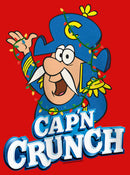 Girl's Cap'n Crunch Christmas Lights Logo T-Shirt