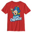 Boy's Cap'n Crunch Christmas Lights Logo T-Shirt