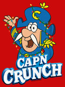 Boy's Cap'n Crunch Christmas Lights Logo T-Shirt