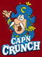 Junior's Cap'n Crunch Christmas Lights Logo Racerback Tank Top