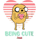 Boy's Adventure Time Valentine's Day Jake Being Cute T-Shirt