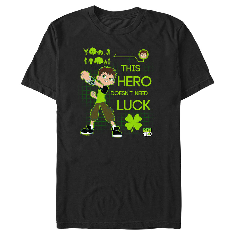 Men's Ben 10 Doesn't Need Luck T-Shirt