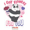 Junior's We Bare Bears Valentine's Day Panda I Got Flowers For You T-Shirt